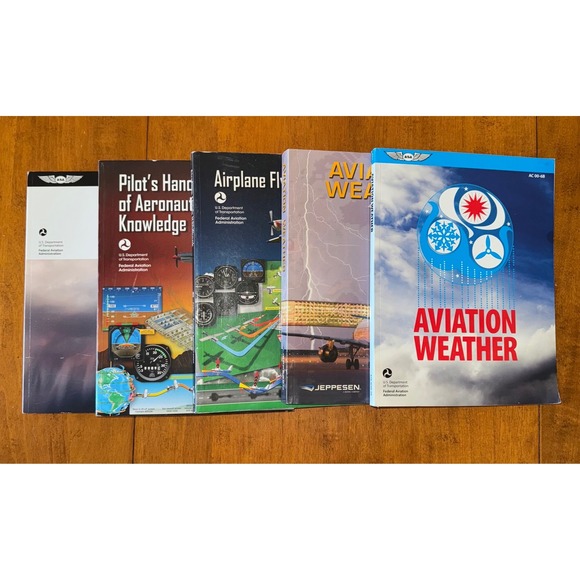 The Pilots Manual Aviation Weather Airplane Flying Handbook Aeronautical Book - Picture 1 of 10